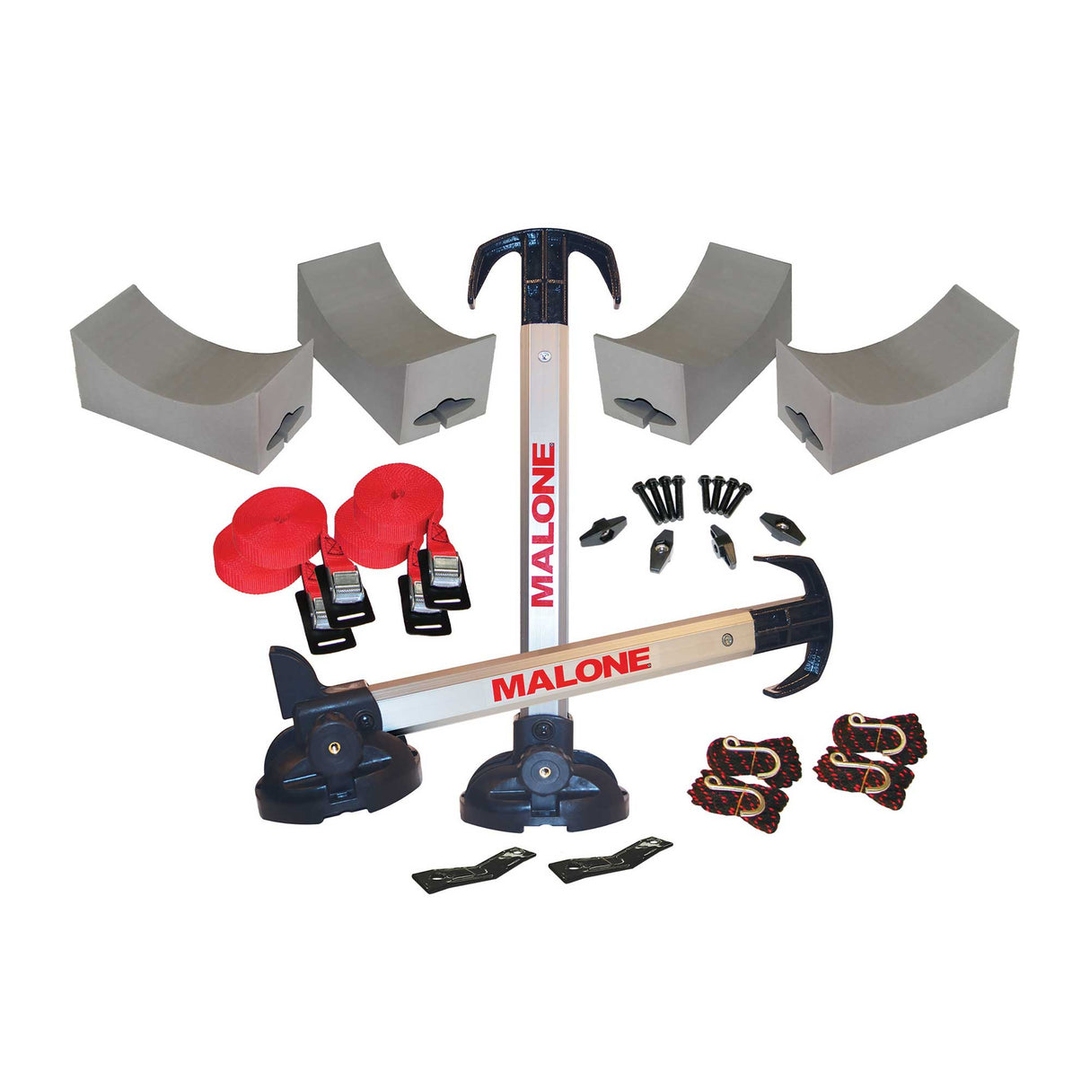 Malone Stax Pro 2 Kayak Carrier w/Tie Downs - Post Style, Folding