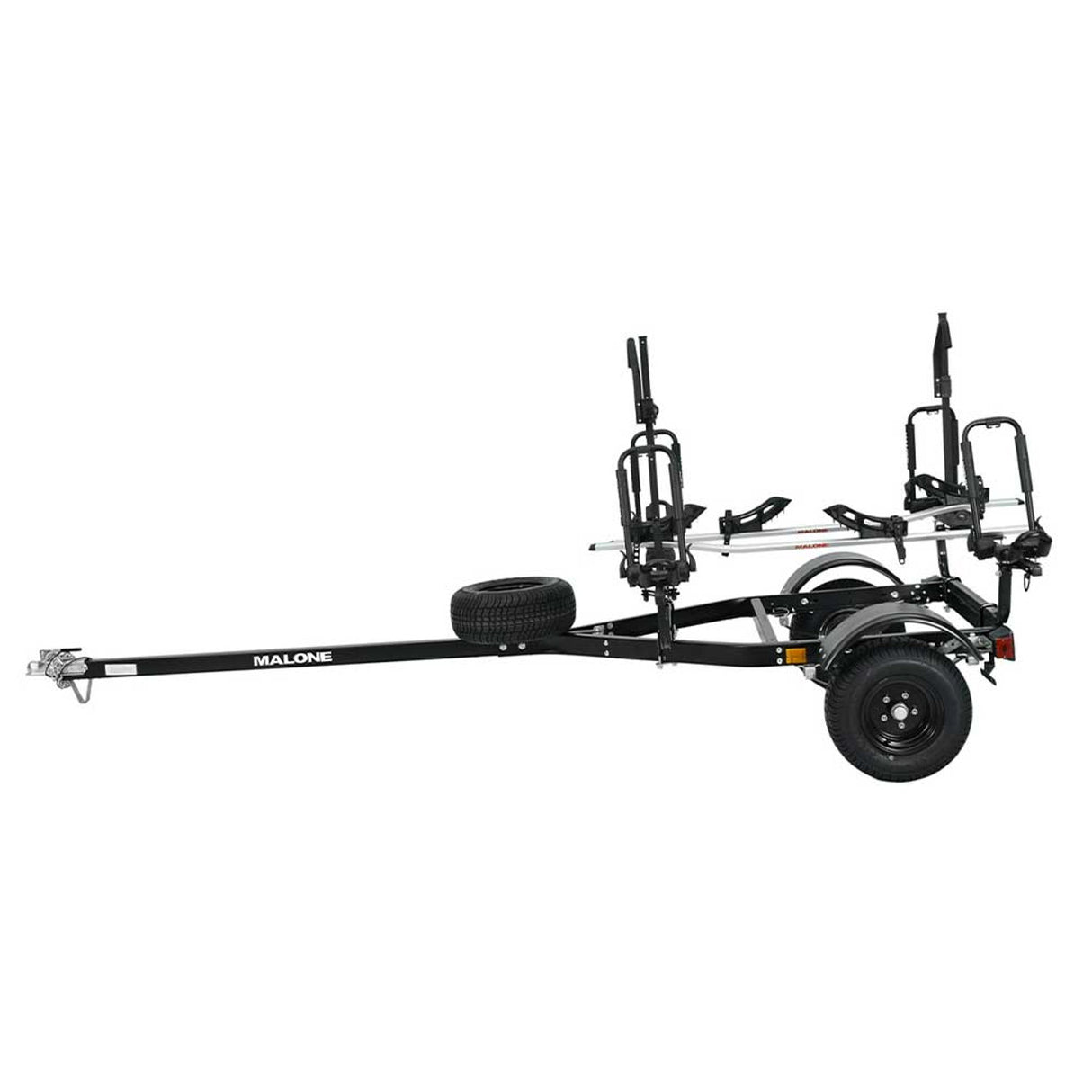 Malone MicroSport Off-Road 2 Kayak/2 Bike Trailer Package with Spare Tire