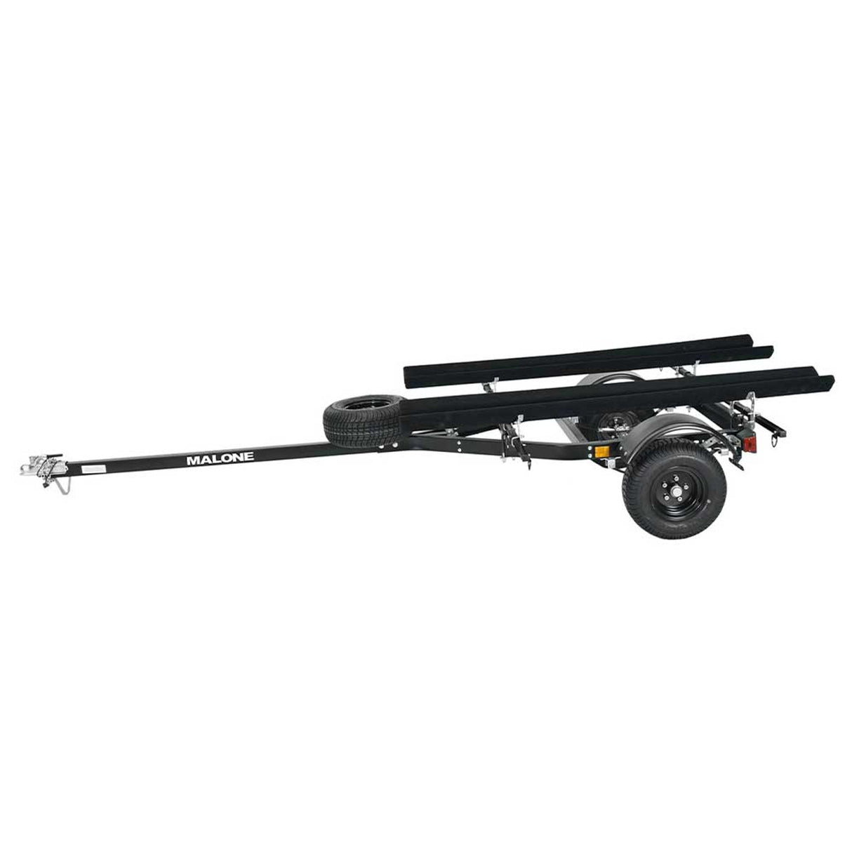 Malone MicroSport Off-Road LowBed 2 Kayak Trailer Package with 2 Sets of Bunks & Spare Tire