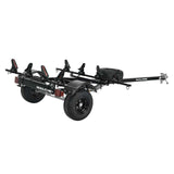 Malone MicroSport Off-Road LowBed 2 Kayak Trailer Package with 2 Sets of SaddleUp Pro & Spare Tire