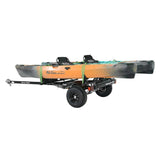 Malone MicroSport Off-Road LowBed 2 Kayak Trailer Package with 2 Sets of SaddleUp Pro & Spare Tire