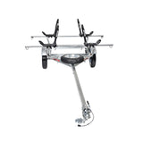 Malone MicroSport 2 Kayak Trailer Package with 2 Sets J-Racks & Spare Tire