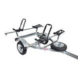 Malone MicroSport 2 Kayak Trailer Package with 2 Sets J-Racks & Spare Tire