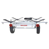 Malone MicroSport LowBed 2 Kayak Trailer Package with 2 Sets of MegaWings, Spare Tire