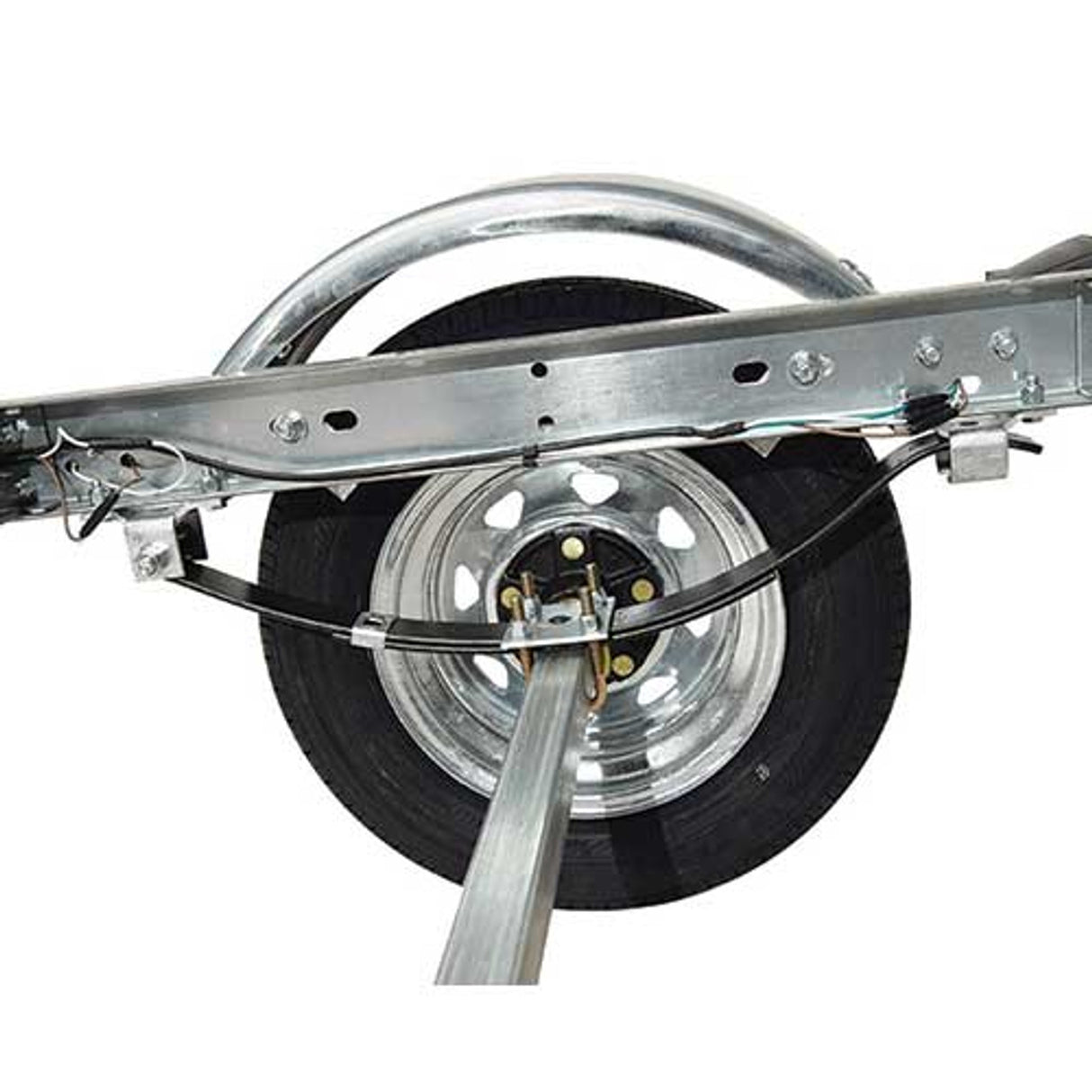 Malone MicroSport LowBed 2 Kayak Trailer Package with 2 Sets of MegaWings, Spare Tire