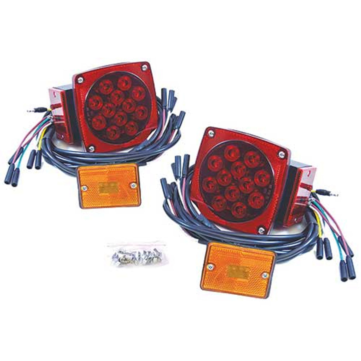 Malone MicroSport LowBed Trailer Package with 2nd Tier, 2 Sets MegaWings, Cargo Box, Rod Tube, & Spare Tire