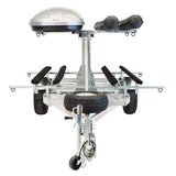 Malone MegaSport LowBed 2 Kayak Trailer Package with 2nd Tier, Spare Tire, Bunks, Cargo Box & Rod Tubes