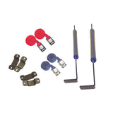 Malone EcoLight 4 Kayak Trailer Package with 1 Stacker & 4 Sets of Foam Blocks