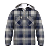 Stillwater Supply Flannel Quilt Lined Hooded Jacket