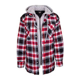 Stillwater Supply Flannel Quilt Lined Hooded Jacket
