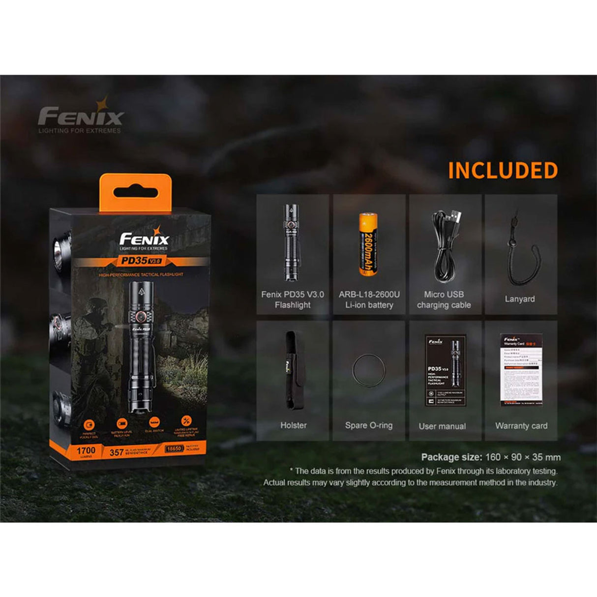 Fenix PD35 V3.0 Flashlight