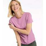 LL Bean Pima Crewneck SS W's Regular