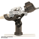 YakAttack Omega Rod Holder with Track Mounted LockNLoad Mounting System