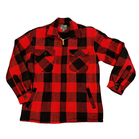 Outrageous Incorporated Men's Woodsman Wool Shirt Jacket