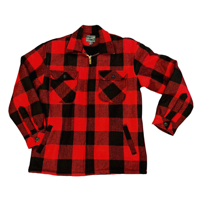 Outrageous Incorporated Men's Woodsman Wool Shirt Jacket