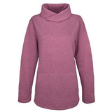 Stillwater Supply Women's Ruby Quilted Crossover Cowl Neck Pullover