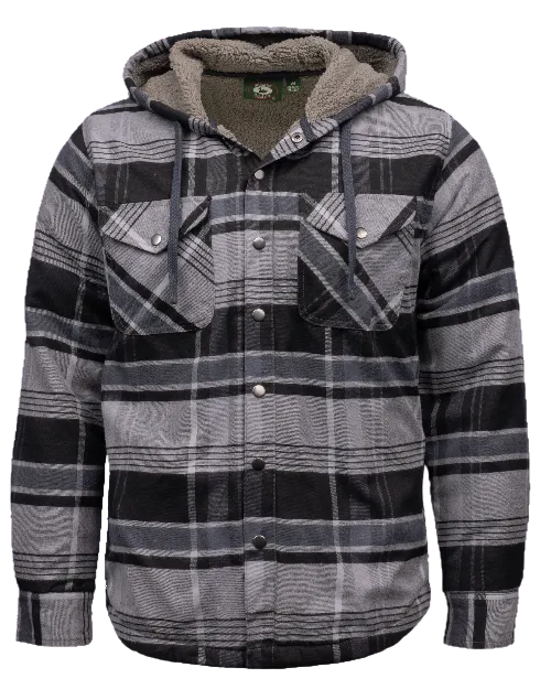 Stillwater Supply Men's Hughes Flannel Hooded Jacket