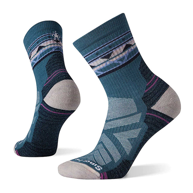 Smartwool Women's Hike Light Cushion Zig Zag Valley Mid Crew Socks