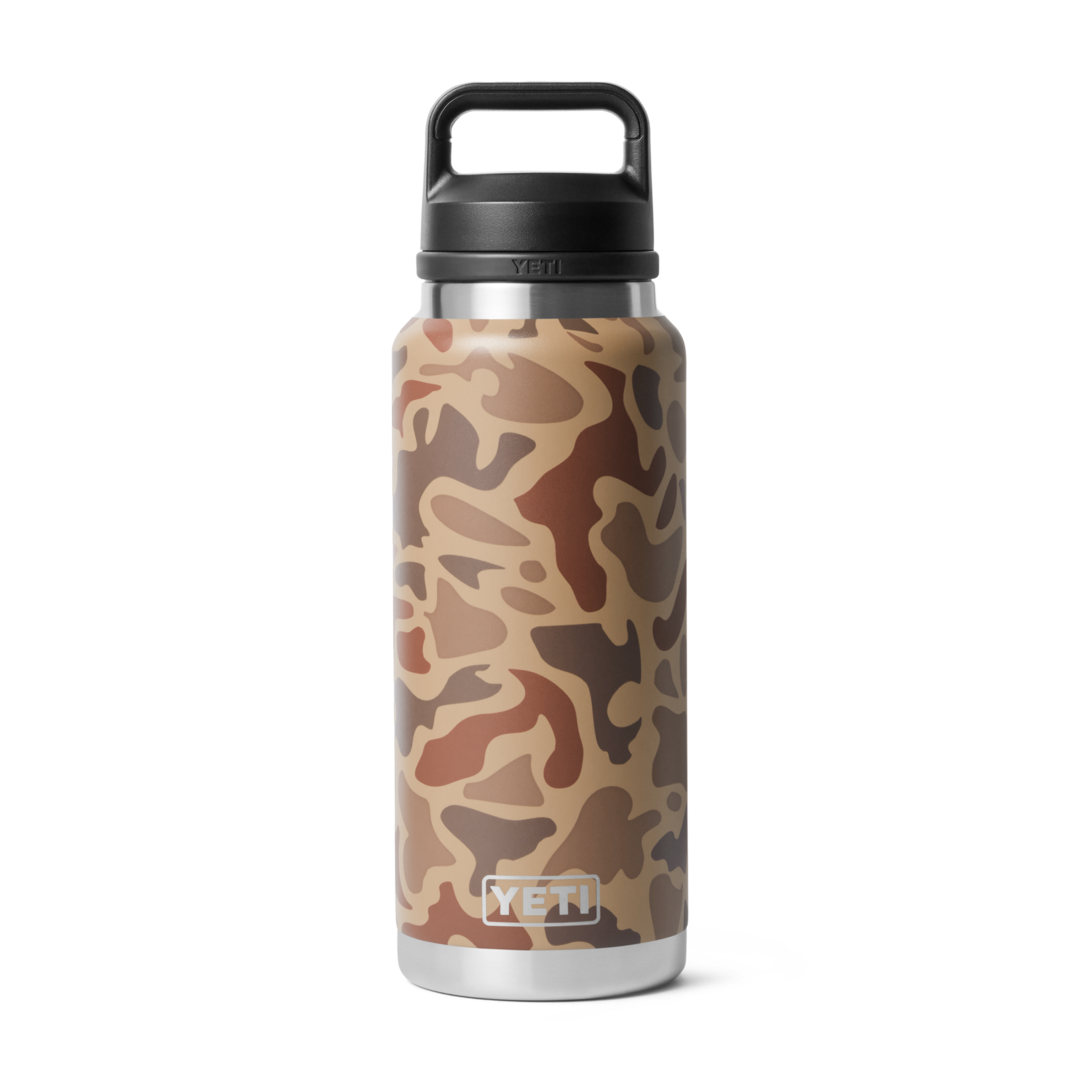 YETI Rambler 36 oz Water Bottle with Chug Cap - Wetlands Brown
