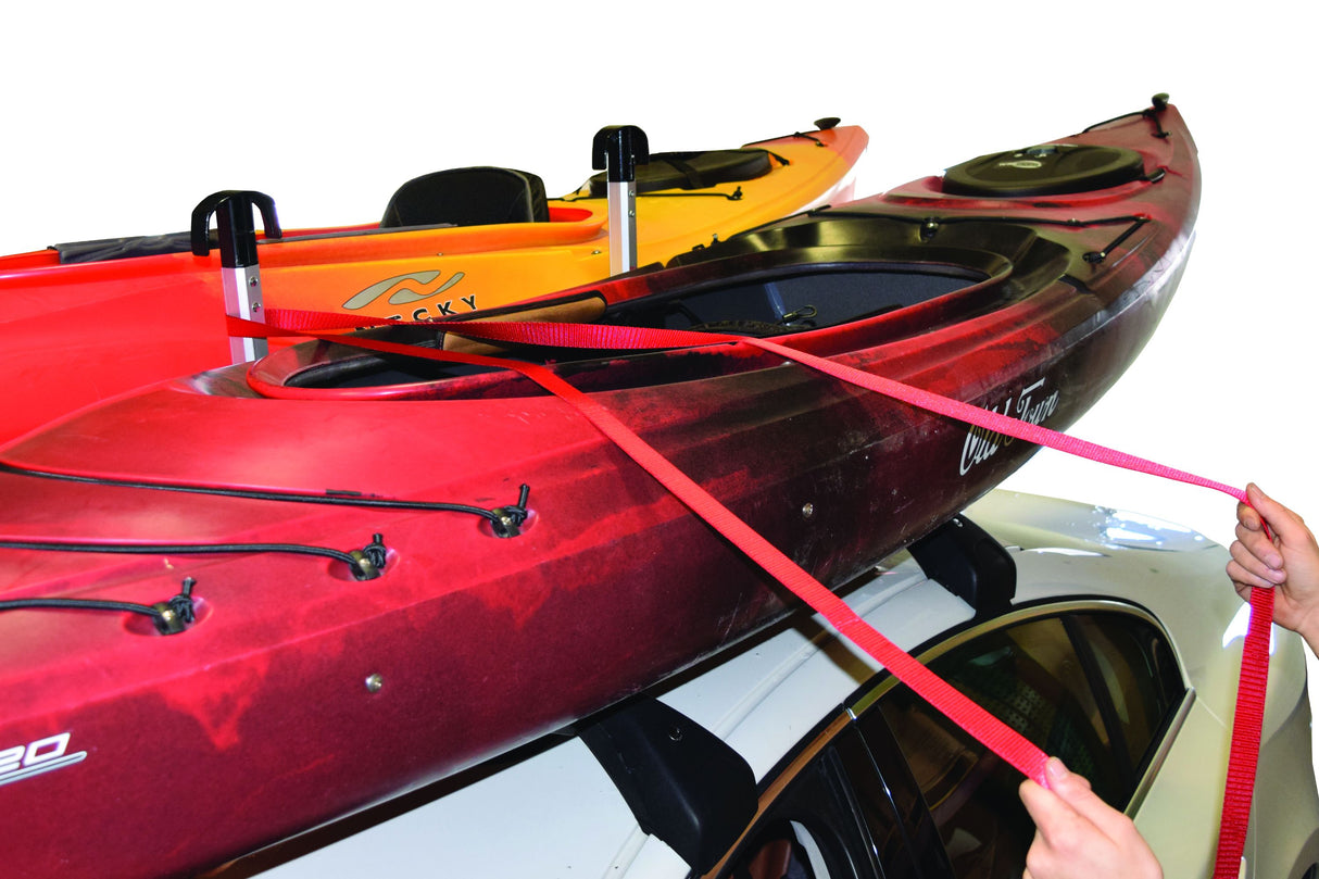 Malone Stax Pro 2 Kayak Carrier w/Tie Downs - Post Style, Folding