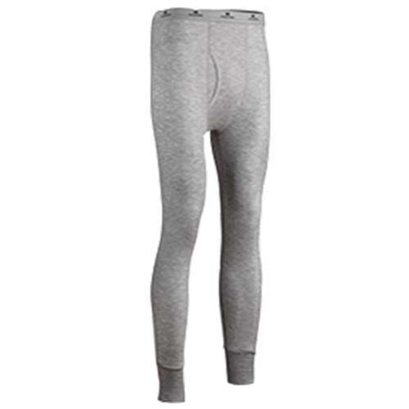 Indera Men's Two-Layer Performance Thermal with Silvadur Long Underwear Bottom