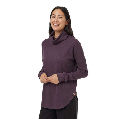 Tentree Women's TreeWaffle Turtleneck Longsleeve Top
