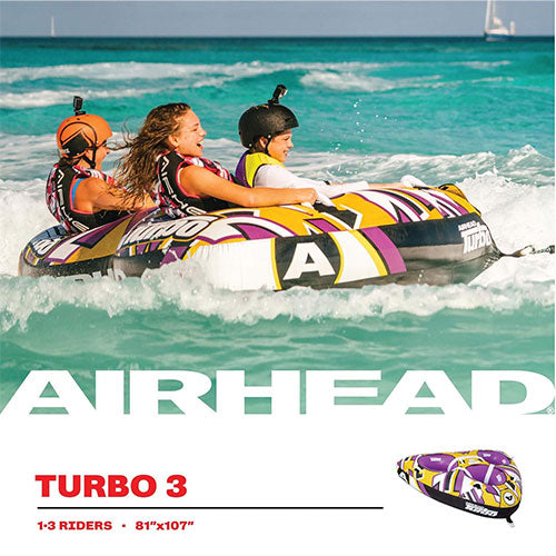 Airhead Turbo Blast 3 Person Towable Tube