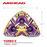 Airhead Turbo Blast 3 Person Towable Tube