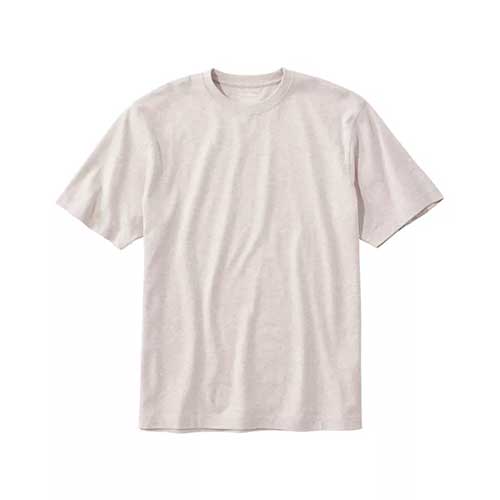 L.L. Bean Men's Carefree Unshrinkable Tee, Traditional Fit Short-Sleeve