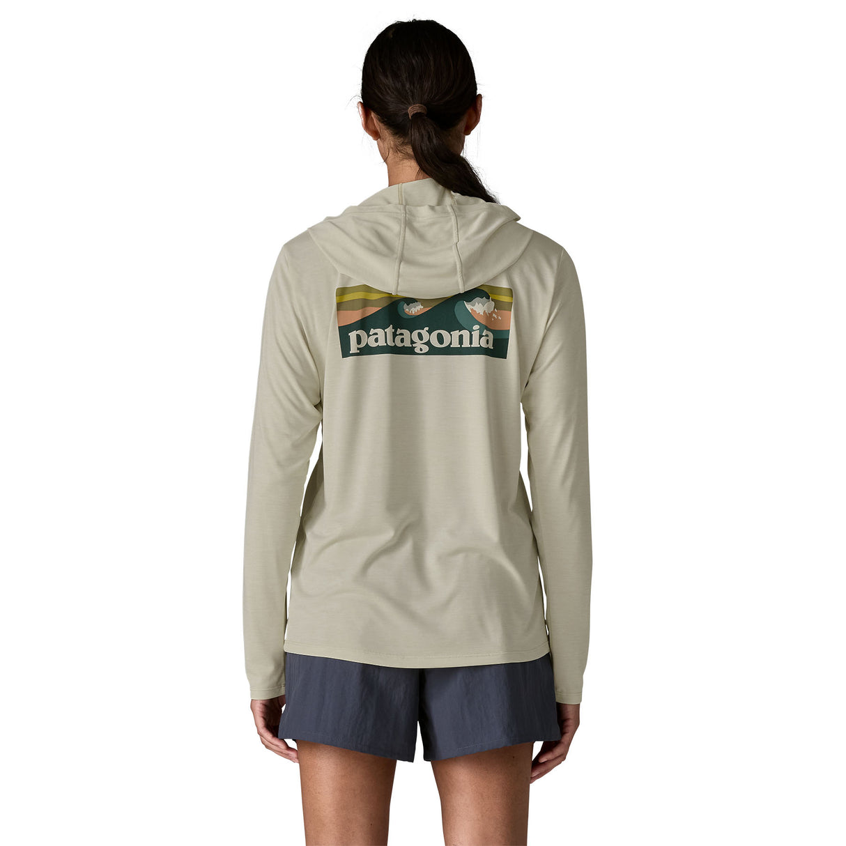 Patagonia Women's Capilene Cool Daily Hoody - Boardshort Logo