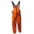 World Famous Sports Men's Blaze Orange Camo Bib Overalls