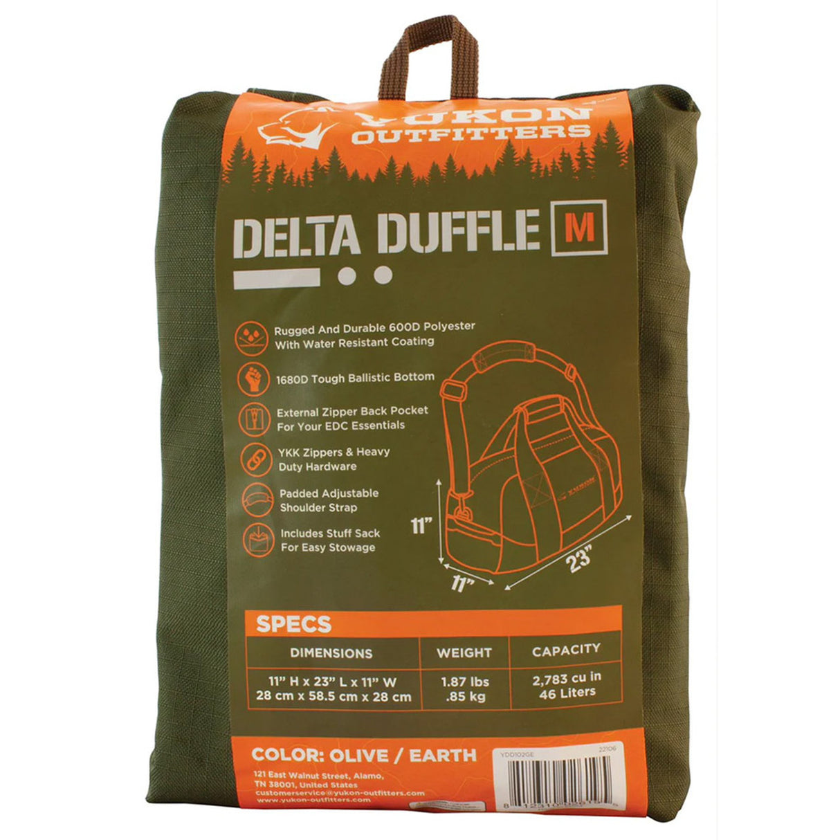 Yukon Outfitters Delta Duffle Pack - 46 Liter - Medium