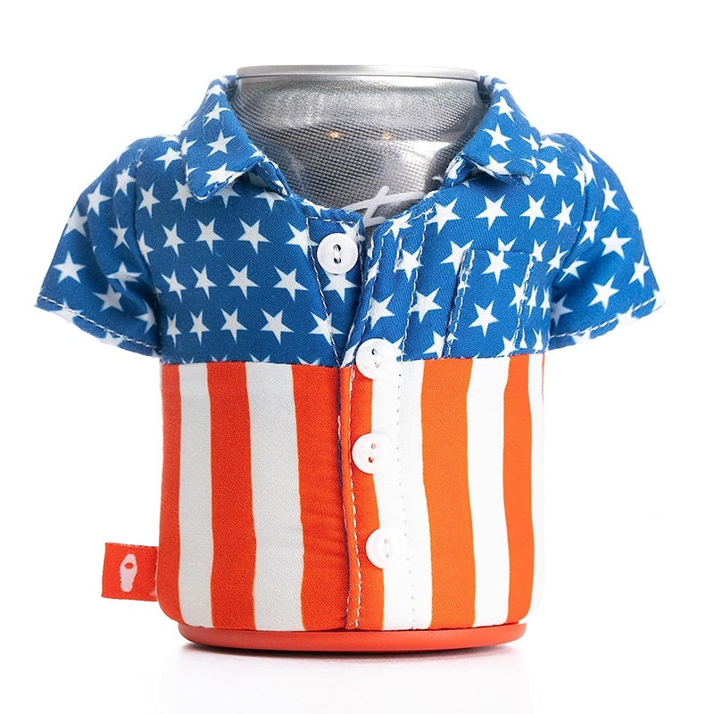 Puffin Freedom Beverage Shirt Insulated Can Cooler