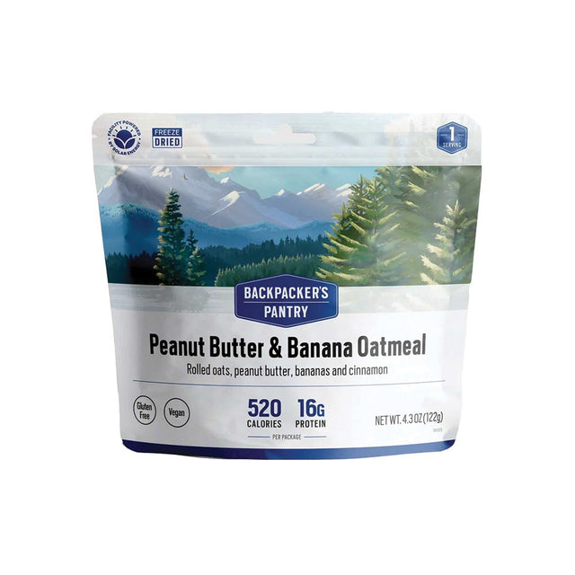 Backpacker's Pantry Peanut Butter and Banana Oatmeal