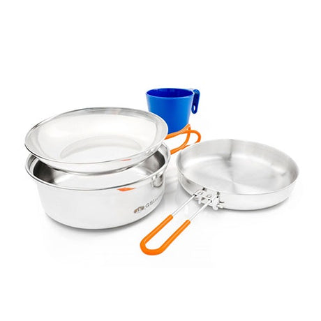 GSI Outdoors Glacier Stainless 1 Person Mess Kit