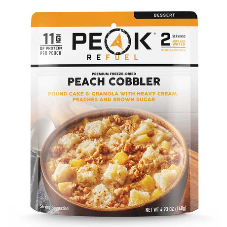 Peak Refuel Peach Cobbler