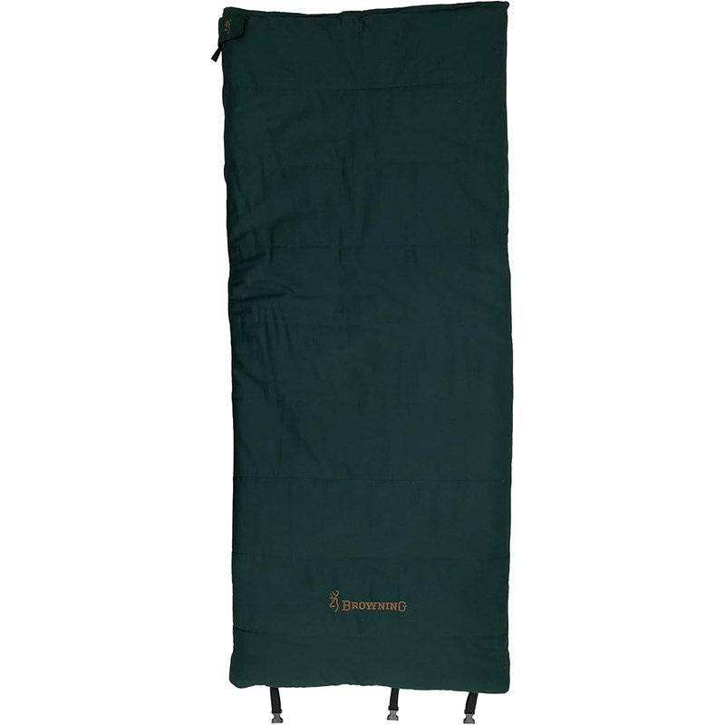 Browning Camping Pioneer 0 Degree Rectangle Canvas Sleeping Bag