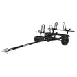 Malone MicroSport Off-Road 2 Kayak Trailer Package with 2 Sets J-Racks, Spare Tire