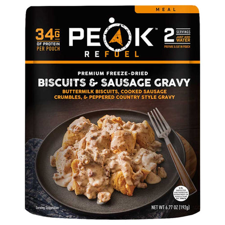 Peak Refuel Biscuits & Sausage Gravy