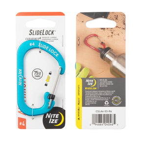 Nite Ize SlideLock Carabiner Aluminum Size 4