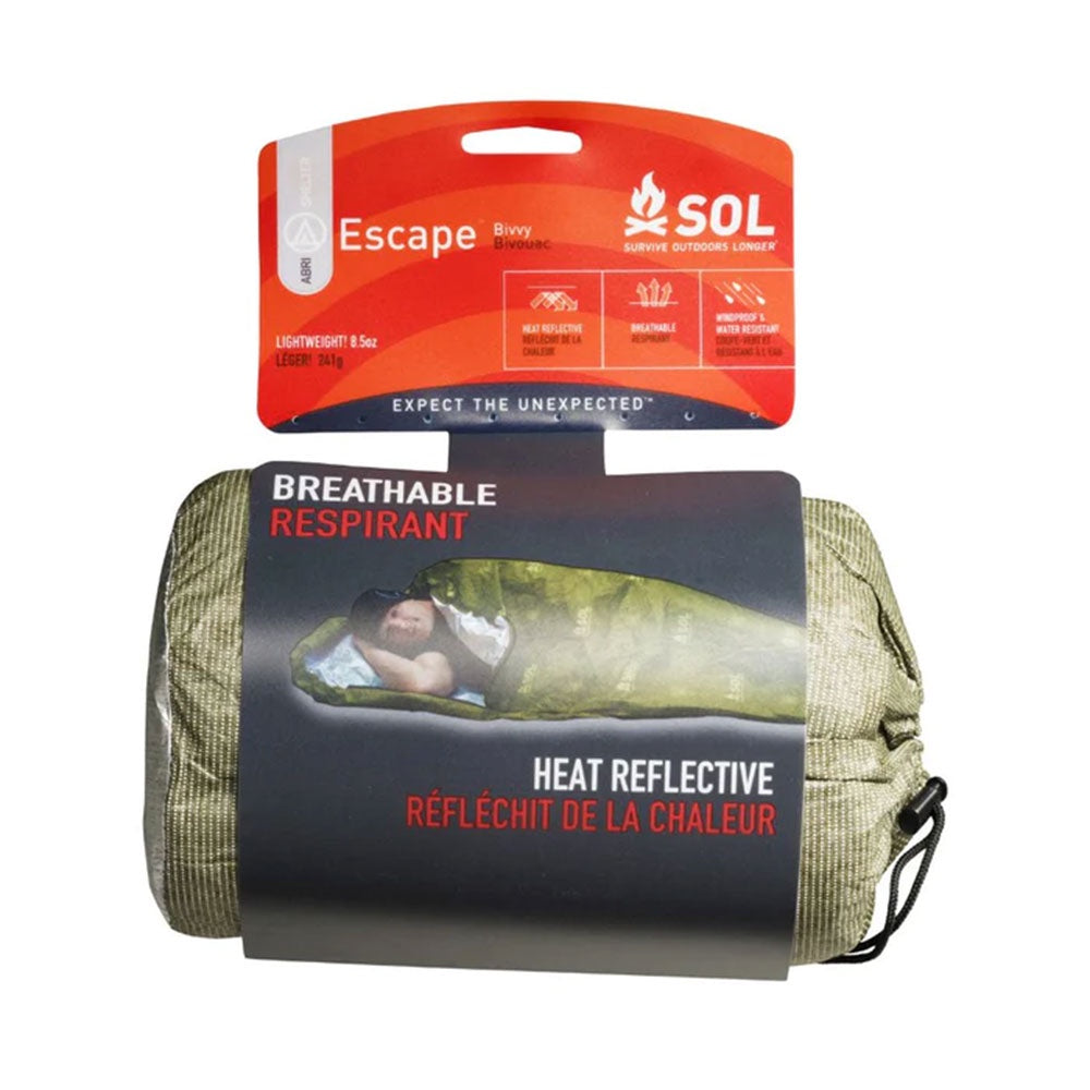 SOL Escape Bivvy OD Green | Sherper's