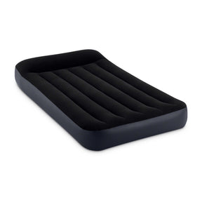 Intex 10-inch Twin Dura-Beam Pillow Rest Classic Airbed with QuickFill Plus Internal Pump