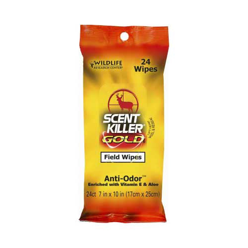 Wildlife Research Scent Killer Gold Field Wipes