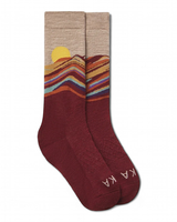 Paka Essential Rainbow Mountain Crew Socks