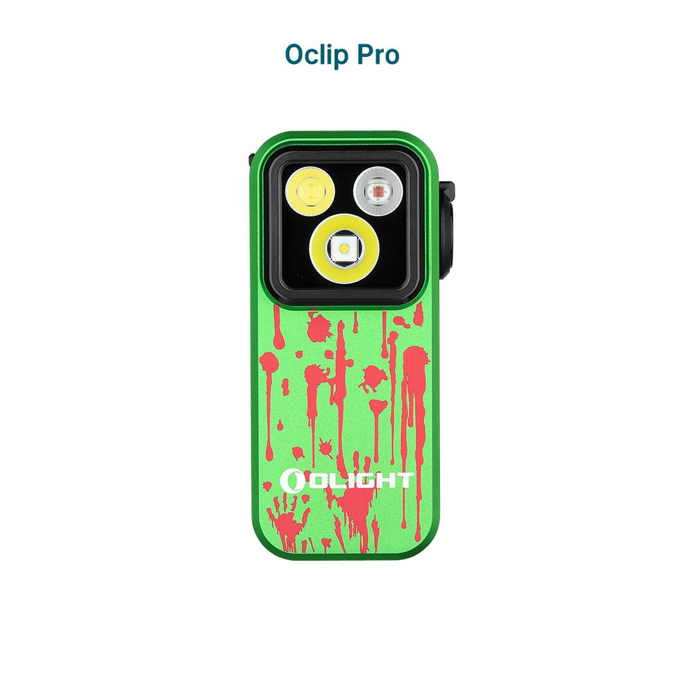 Olight Oclip Pro Zombie Green