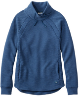 L.L. Bean Women's Ridgeknit Crossneck Pullover