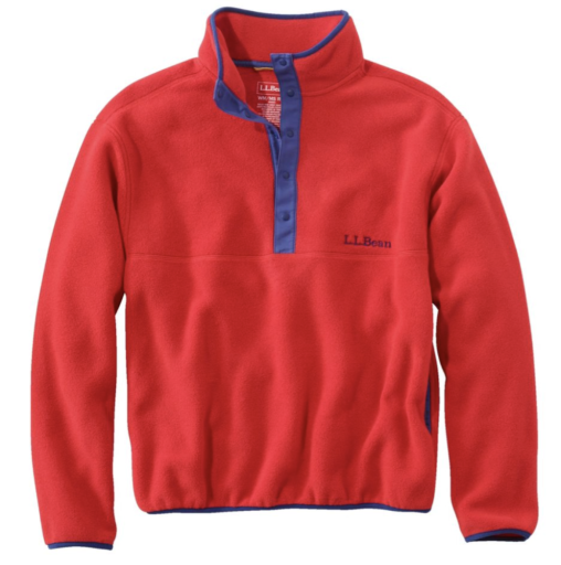 L.L. Bean's Adults' Bean's Classic Snap Fleece II Pullover